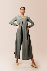 Wide leg jumpsuit