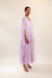 Lavender daisy dress