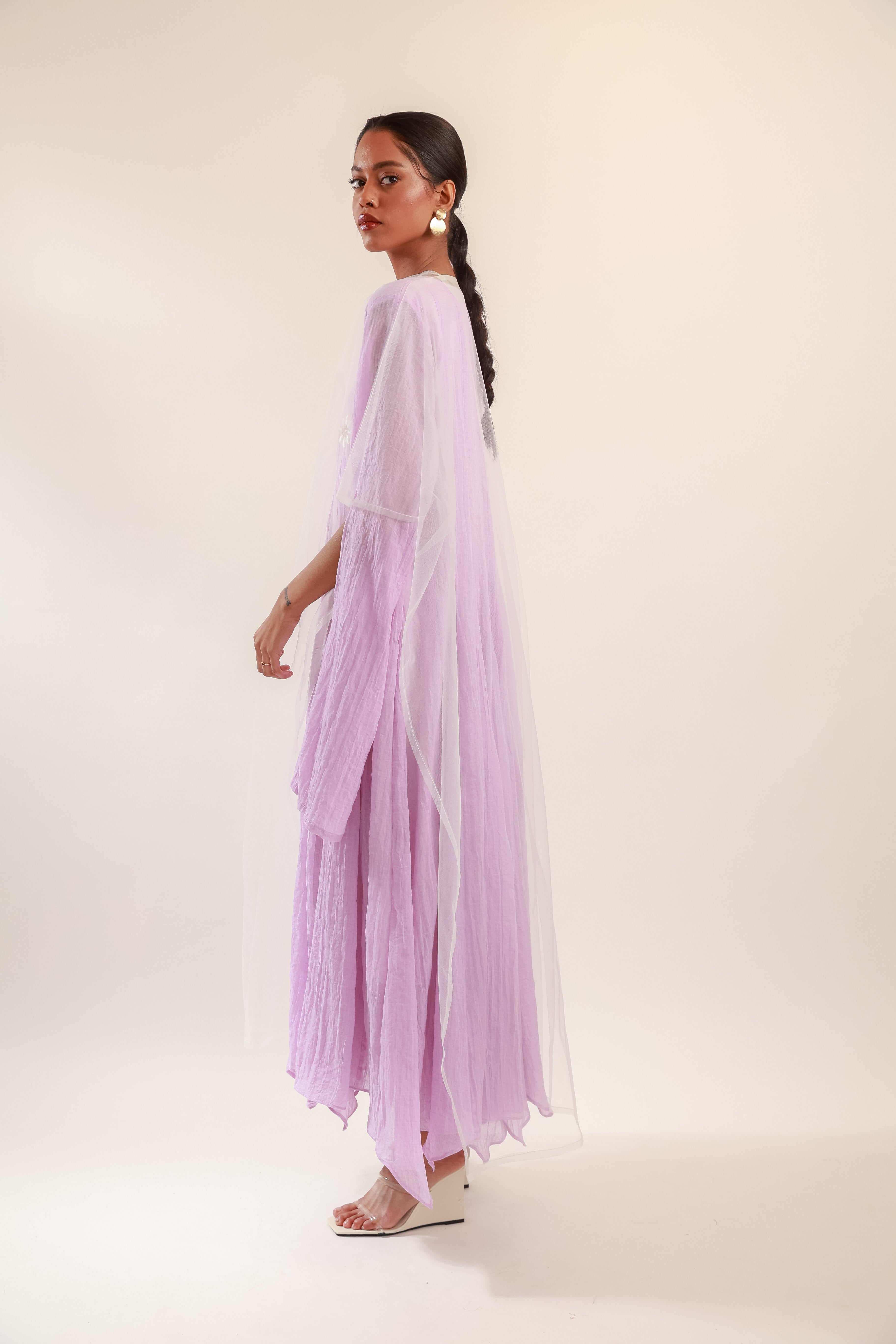 Lavender daisy dress